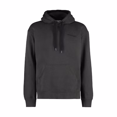 ISABEL MARANT SS23 Black Logo Print Pullover Hoodie SW0055HAA2M35H-02FK