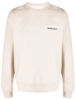 ISABEL MARANT SS23 Logo Crewneck Sweatshirt Beige A2M35HSW0056HA-90LB ISABEL MARANT SS23 Logo Crewneck Sweatshirt Beige A2M35HSW0056HA-90LB