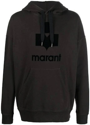 ISABEL MARANT SS23 Miley Hoodie Logo Cetak Hitam Kelabu Baju Kasual SW0027HAA1M05H-02FK Buy ISABEL MARANT SS23 Miley Hoodie Logo Cetak Hitam Kelabu Baju Kasual SW0027HAA1M05H-02FK