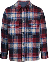 ISABEL MARANT SS23 Plaid Shirt Jacket Purple VE0052HAA1D20H-02BK ISABEL MARANT SS23 Plaid Shirt Jacket Purple VE0052HAA1D20H-02BK