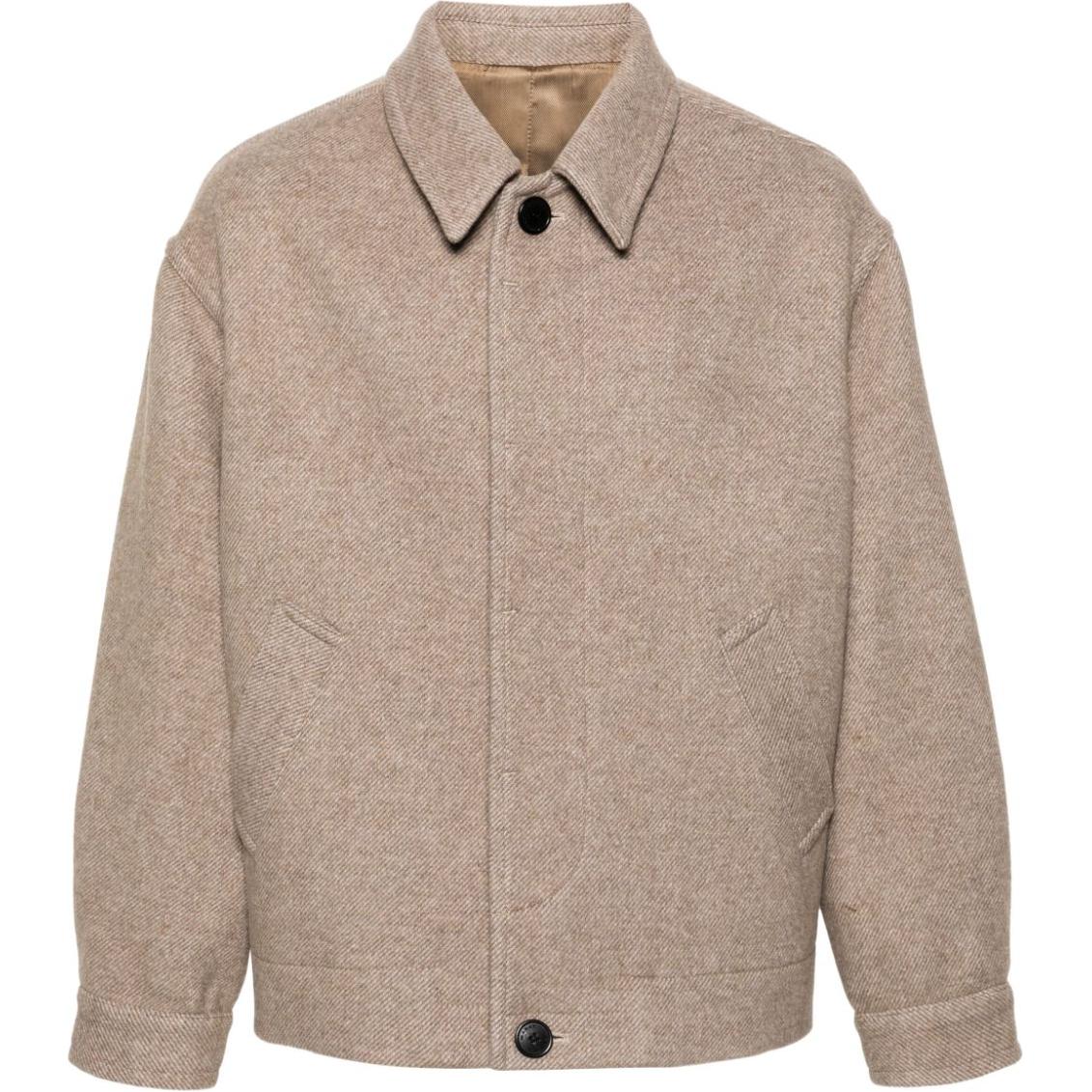 ISABEL MARANT SS24 Loose Fit Single-Breasted Jacket Light Brown MA0067HAB1D04H-90BE