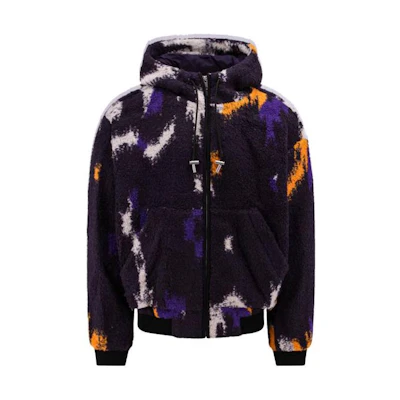ISABEL MARANT Tie-Dye Print Hooded Zip Jacket Purple - MA0060HAA3C99H86DP
