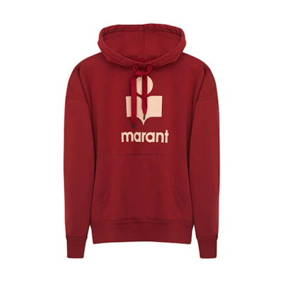 ISABEL MARANT Unisex Red Hoodie with Drawstrings SW0031-21P313O