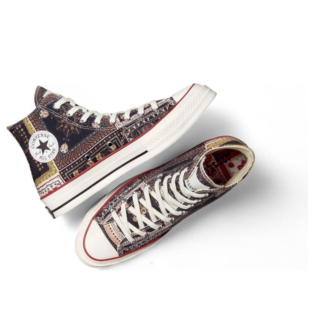 Lookbook Isabel Marant x Converse Chuck 70 Tinggi ''Black Bandana Scarf'' A14800C