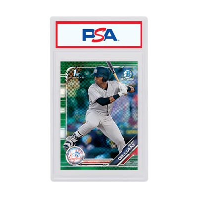 Isiah Gilliam 2019 Bowman Chrome X Green X-Fractor /31 BCP-204