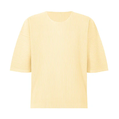 ISSEY MIYAKE Plain Crewneck Short Sleeve T-Shirt HP33JK102-51