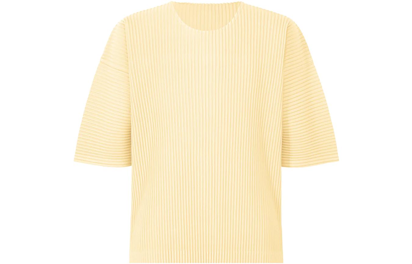 Order ISSEY MIYAKE 簡約純色圓領短袖T恤 HP33JK102-51