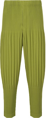 ISSEY MIYAKE 素色寬鬆版型休閒運動長褲 綠色 HP33JF128-64 Order ISSEY MIYAKE 素色寬鬆版型休閒運動長褲 綠色 HP33JF128-64