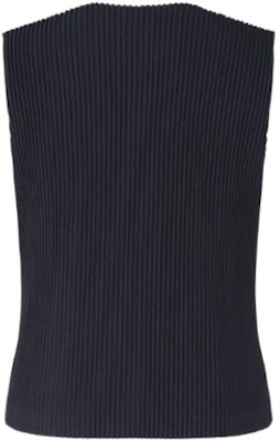 ISSEY MIYAKE 素面V領無袖背心 黑色 HP55JE411-15 Lookbook ISSEY MIYAKE 素面V領無袖背心 黑色 HP55JE411-15