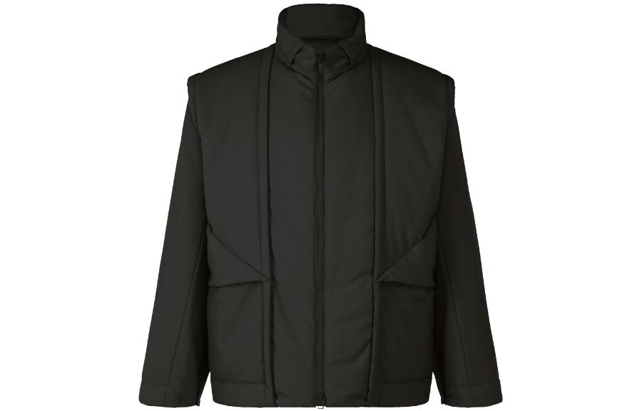 ISSEY MIYAKE Black High-Neck Double-Zip Jacket HP33FA332-15