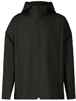 ISSEY MIYAKE Black Solid Zip-Up Hoodie Jacket LA41FC092-15 ISSEY MIYAKE Black Solid Zip-Up Hoodie Jacket LA41FC092-15