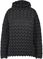 ISSEY MIYAKE Black Turtleneck Long-Sleeve Stretch Sweatshirt AT33FJ213-15 ISSEY MIYAKE Black Turtleneck Long-Sleeve Stretch Sweatshirt AT33FJ213-15