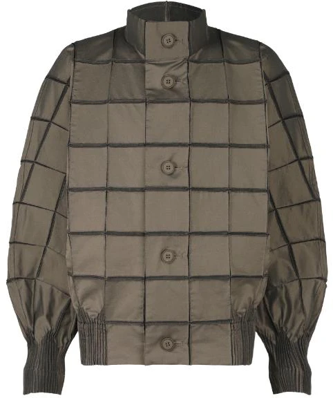 issey-miyake-brown-checkered-stand-collar-long-sleeve-jacket-unisex-at-41-fc-243-44