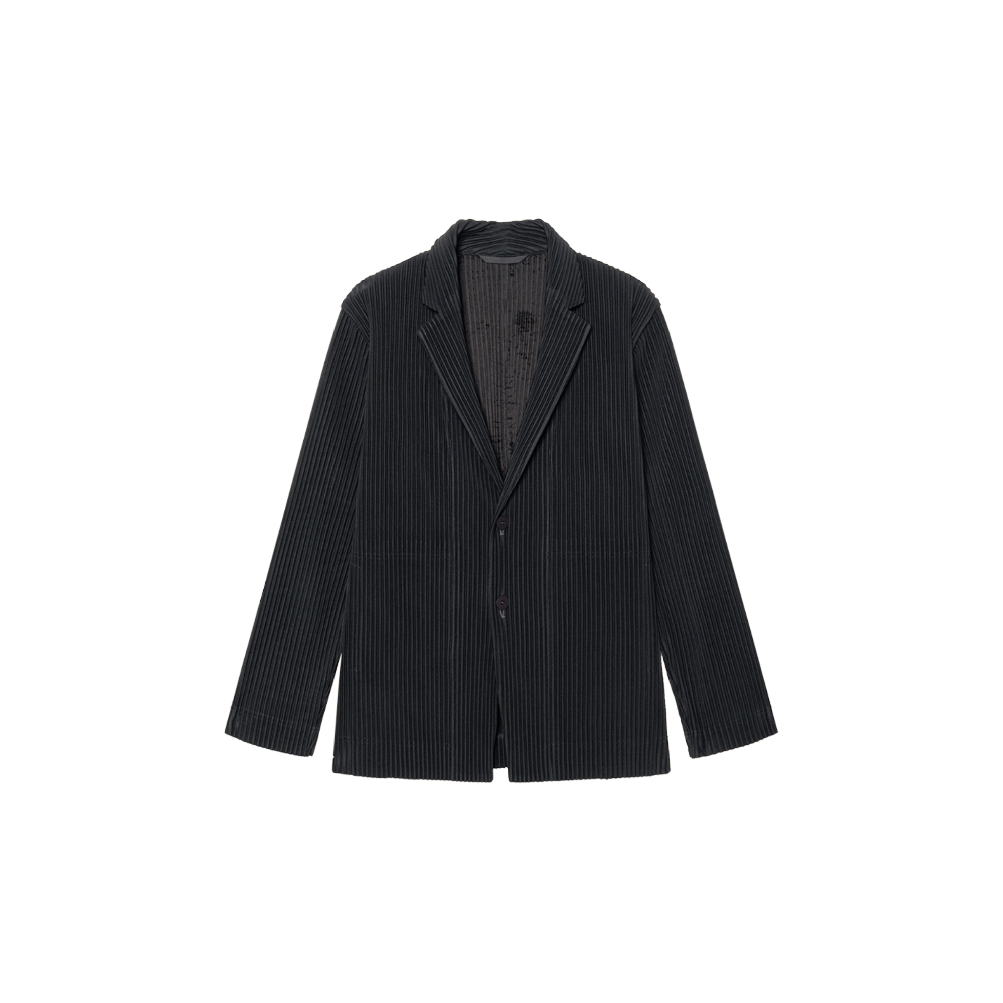 ISSEY MIYAKE Dark Gray Single-Breast Long Sleeve Jacket HP23JD151-14