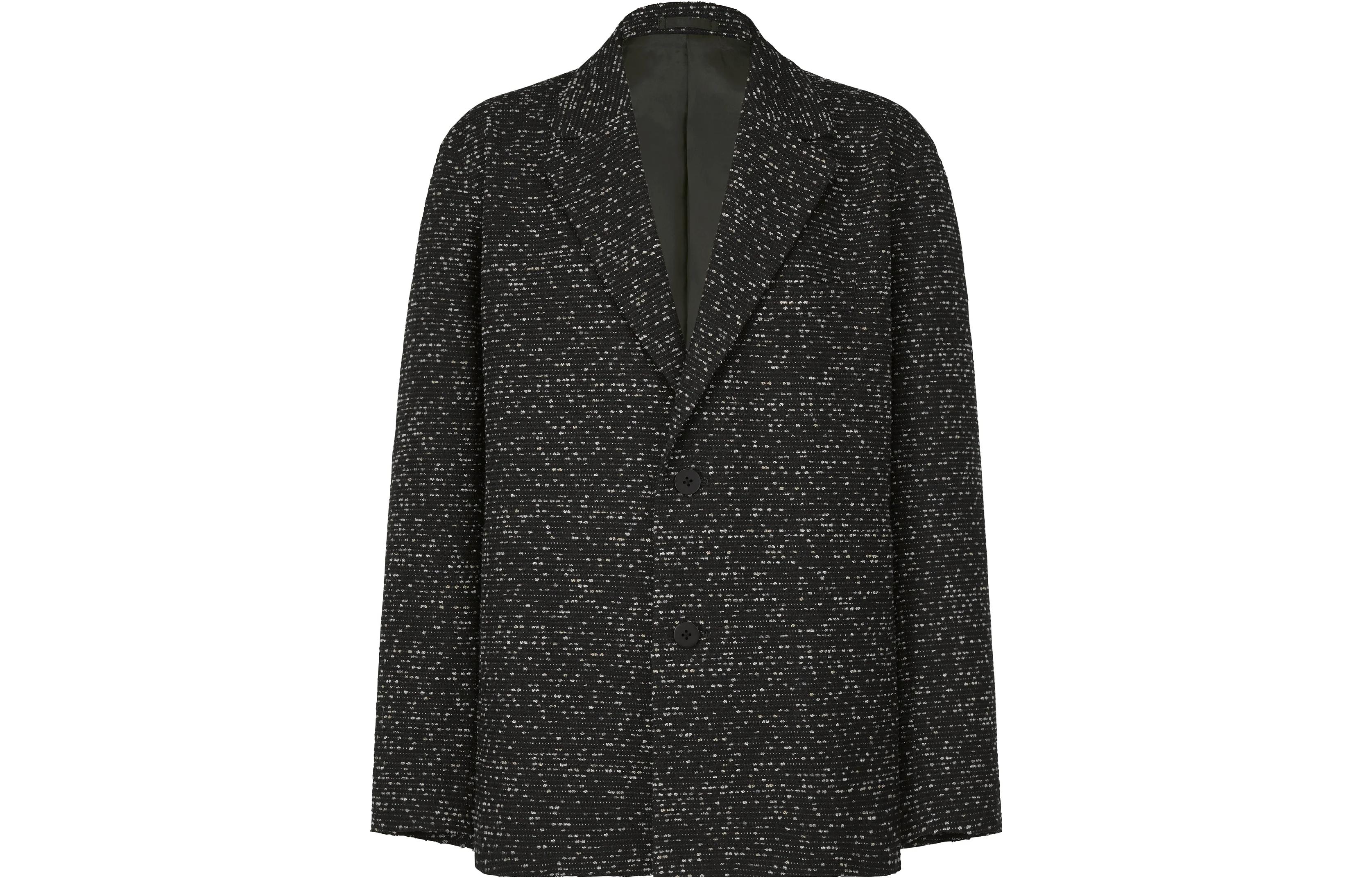 ISSEY MIYAKE Galaxy Button Print Blazer Jacket Grey - Long Sleeve LA33FD153-97