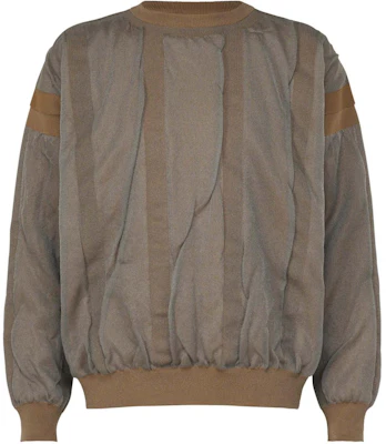 ISSEY MIYAKE 層次配色針織圓領長袖上衣 棕色 男款 LA41KN110-44 Buy ISSEY MIYAKE 層次配色針織圓領長袖上衣 棕色 男款 LA41KN110-44