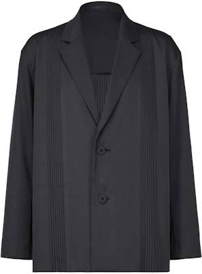 三宅一生 海軍藍單排扣百褶西裝外套 LA41FD095-76 Buy 三宅一生 海軍藍單排扣百褶西裝外套 LA41FD095-76