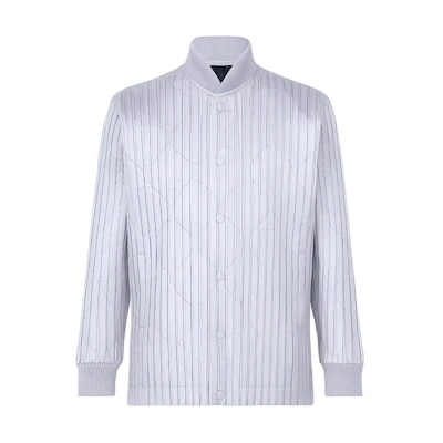 ISSEY MIYAKE Pleated Solid Single-Breasted Jacket Purple () HP33FC317-72