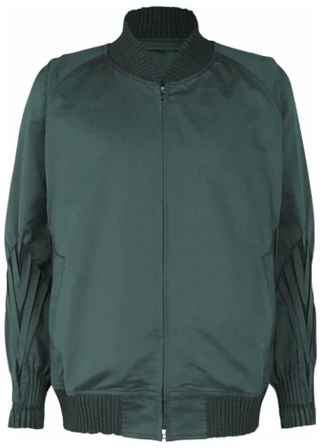 issey-miyake-solid-color-half-zip-jacket-green-unisex-at-23-fc-712-63