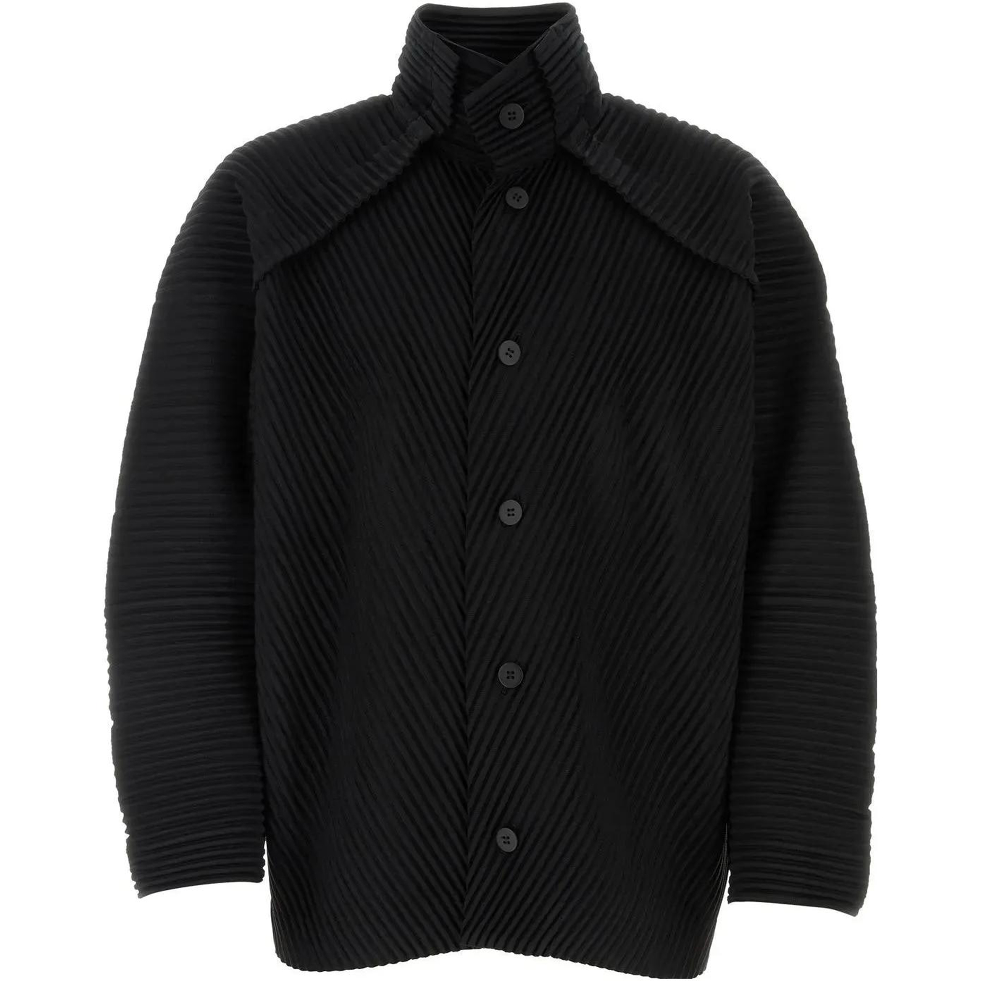 ISSEY MIYAKE Solid Color Long Sleeve Loose Jacket for Men HP38JC101-15