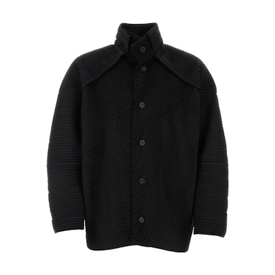ISSEY MIYAKE Solid Color Long Sleeve Loose Jacket for Men HP38JC101-15