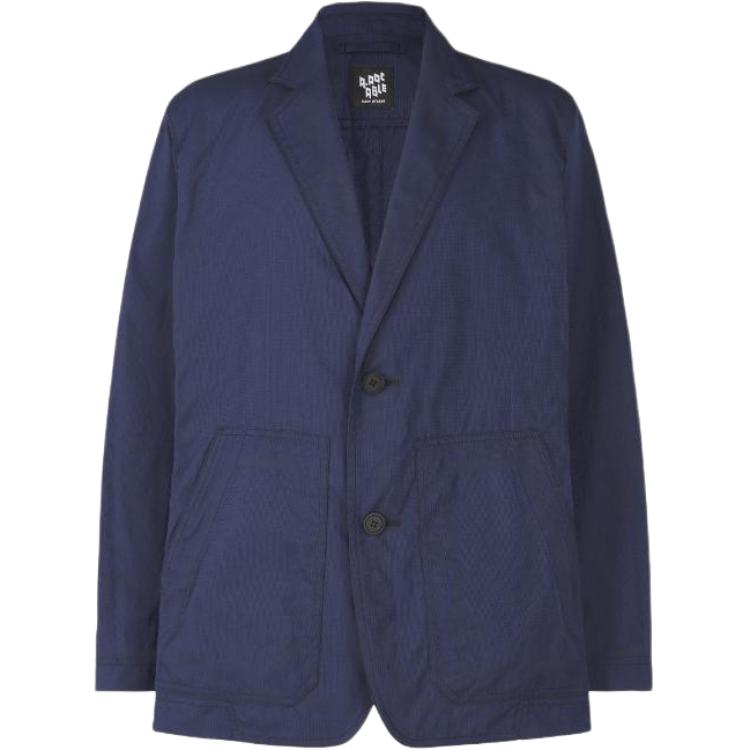 ISSEY MIYAKE Solid Color Single-Breasted Jacket Deep Navy Blue AT33FD100-73