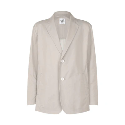 ISSEY MIYAKE Solid Color Single-Breasted Long Sleeve Jacket Beige () AT33FD707-40