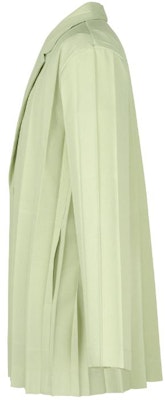 ISSEY MIYAKE 素色修身長袖外套 淺綠色 HP41FD285-61 Shop ISSEY MIYAKE 素色修身長袖外套 淺綠色 HP41FD285-61