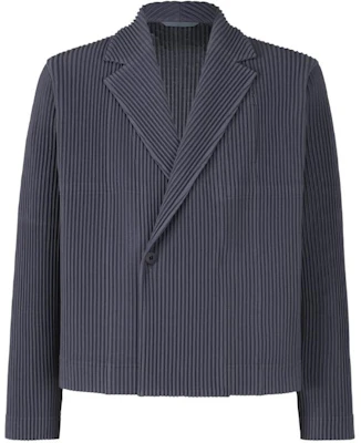 ISSEY MIYAKE 樸素羅紋長袖西裝外套 - 海軍藍 HP41JD156-76 Buy ISSEY MIYAKE 樸素羅紋長袖西裝外套 - 海軍藍 HP41JD156-76