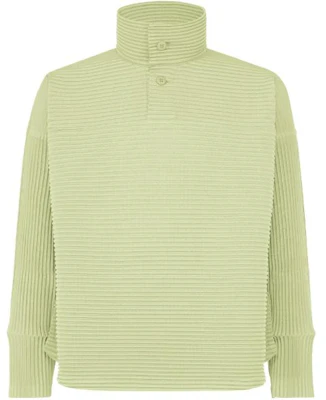 ISSEY MIYAKE 綠玉色條紋高領長袖上衣 HP41JK272-61 Buy ISSEY MIYAKE 綠玉色條紋高領長袖上衣 HP41JK272-61