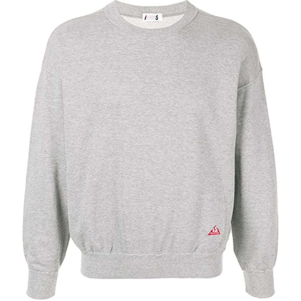 ISSEY MIYAKE Sport Line Logo Pullover Sweatshirt Unisex Gray 4019110003821-grey