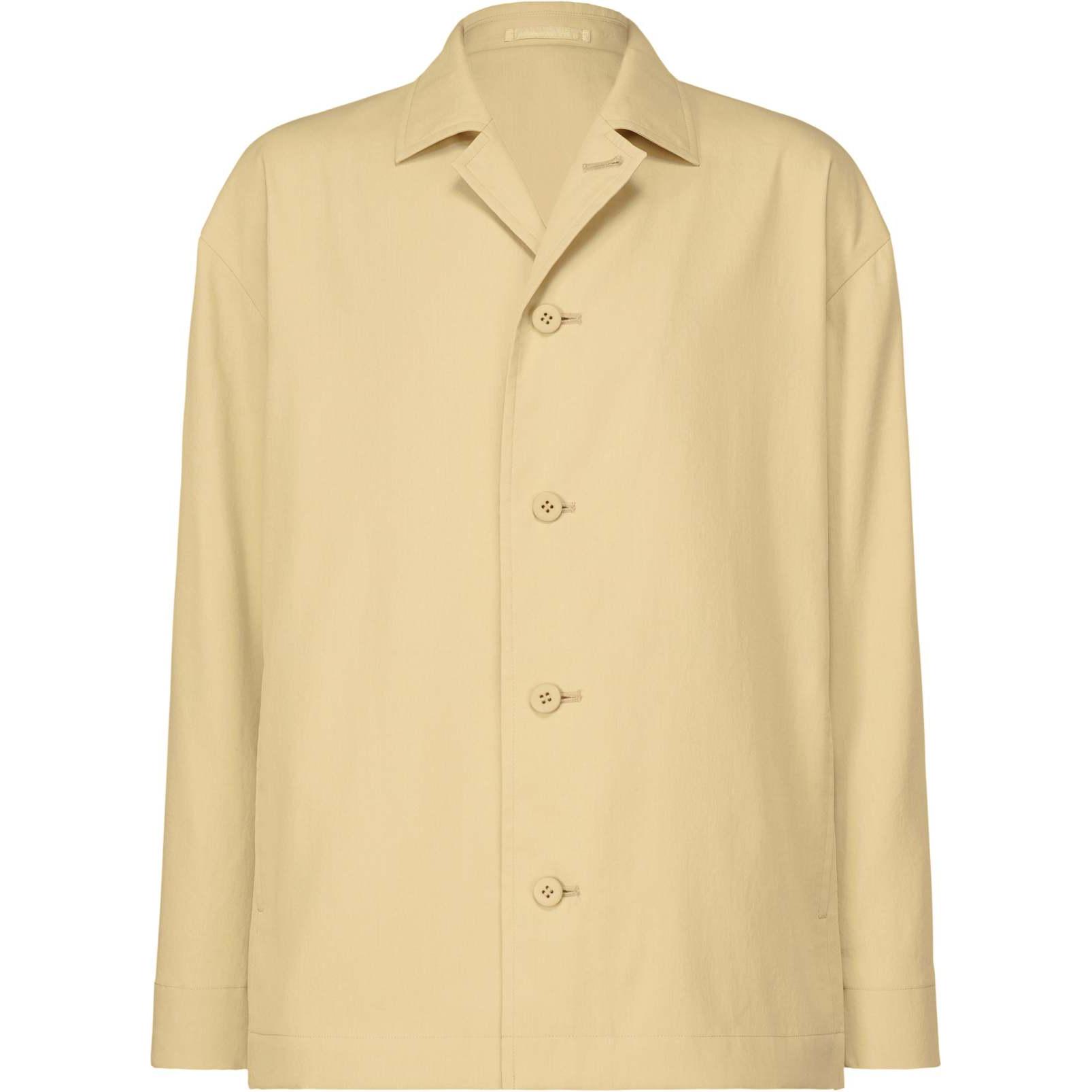 ISSEY MIYAKE SS24 Beige Single-Breasted Loose Fit Jacket Menswear LA48FU036-49