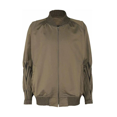 ISSEY MIYAKE Stand Collar Brown Zip-Up Jacket Unisex Long Sleeve AT23FC712-43