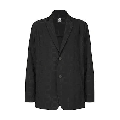ISSEY MIYAKE Type-I Tatsuo Miyajima Number Print Slim Jacket Men Black AT33FD901-17
