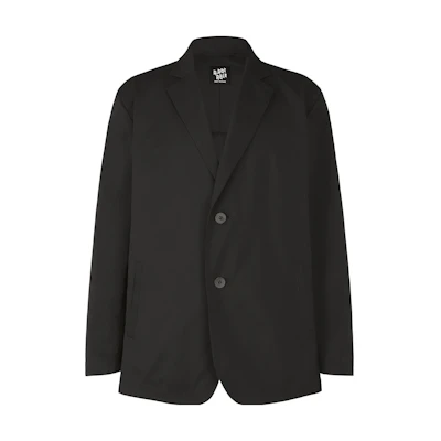 ISSEY MIYAKE Type-S Basics Black Single-Breasted Blazer Jacket AT55FD701-15