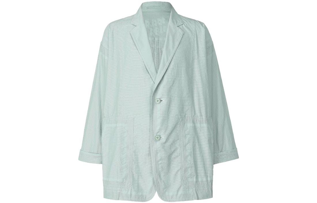 ISSEY MIYAKE TYPE-U-004 Solid Color Button-Up Jacket Unisex - Light Green AT21FD103-61