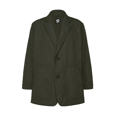 ISSEY MIYAKE Type-U 001 Green Single-Breasted Loose-Fit Jacket AT31FD100-63