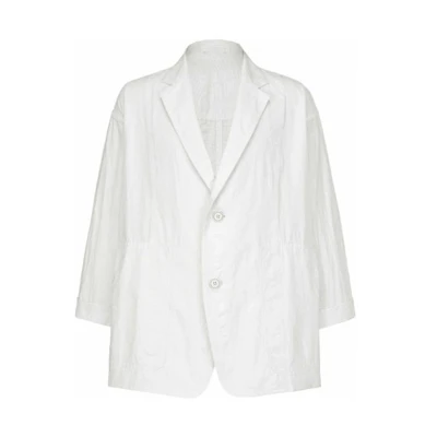 ISSEY MIYAKE Type-U 002 Solid Color Button-Up Jacket White AT23FD110-11