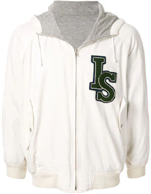 ISSEY MIYAKE White Reversible Hoodie Jacket with Letter Embroidery Unisex 4018110000380-WHITE Buy ISSEY MIYAKE White Reversible Hoodie Jacket with Letter Embroidery Unisex 4018110000380-WHITE