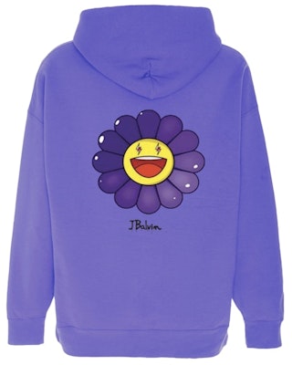 J Balvin Morado x Takashi Murakami Flower Hoodie Purple Order J Balvin Morado x Takashi Murakami Flower Hoodie Purple