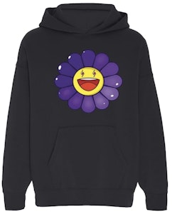 Hoodie Hitam J Balvin Morado x Takashi Murakami Bunga Besar Buy Hoodie Hitam J Balvin Morado x Takashi Murakami Bunga Besar