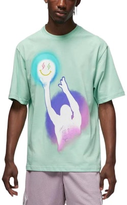 J Balvin x Jordan T-Shirt 'Green' Lookbook J Balvin x Jordan T-Shirt 'Green'