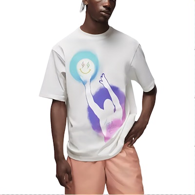 J Balvin x Jordan T-Shirt 'White' Shop J Balvin x Jordan T-Shirt 'White'