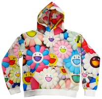 J Balvin x Takashi Murakami All Over Flowers Hoodie Multi J Balvin x Takashi Murakami All Over Flowers Hoodie Multi