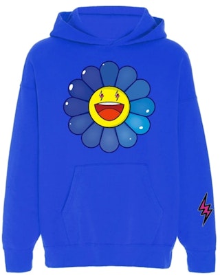 J Balvin x Takashi Murakami Flower Hoodie Blue Buy J Balvin x Takashi Murakami Flower Hoodie Blue