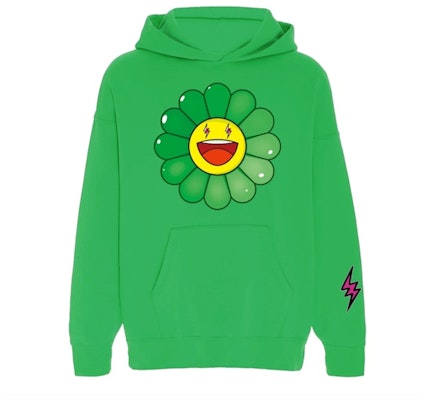 J Balvin x Takashi Murakami Flower Hoodie Green Buy J Balvin x Takashi Murakami Flower Hoodie Green