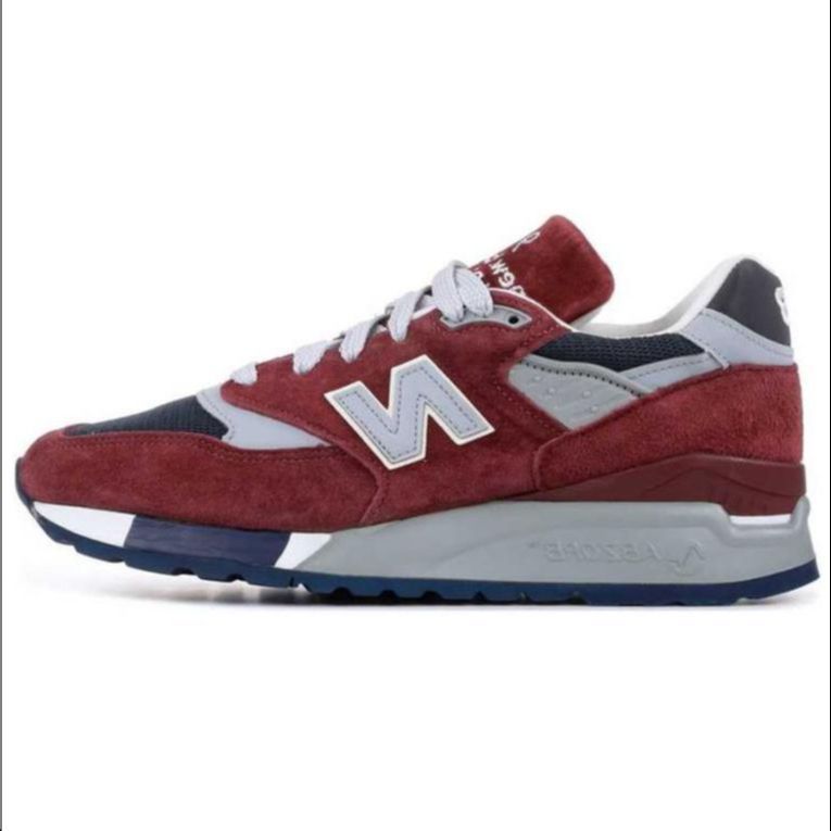 Lookbook J.Crew x New Balance 998 'Port' Sepatu Sneakers Pria M998JB1