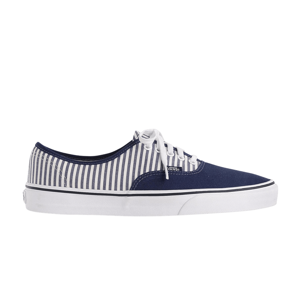 Buy J.Crew x Vans Authentic "细条纹布" VN0A38EMO16