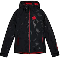J.Lindeberg Black Hooded Zip-Up Solid Color Jacket SMOW08754-W081 J.Lindeberg Black Hooded Zip-Up Solid Color Jacket SMOW08754-W081