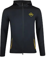J.Lindeberg Black Logo Badge Hooded Jacket AMJS06695-9999 J.Lindeberg Black Logo Badge Hooded Jacket AMJS06695-9999